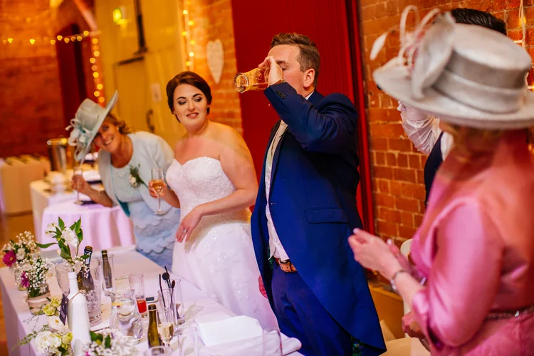 Jennie and Lewis's wedding at Thoresby Courtyard, Nottinghamshire — photo 86 of 106