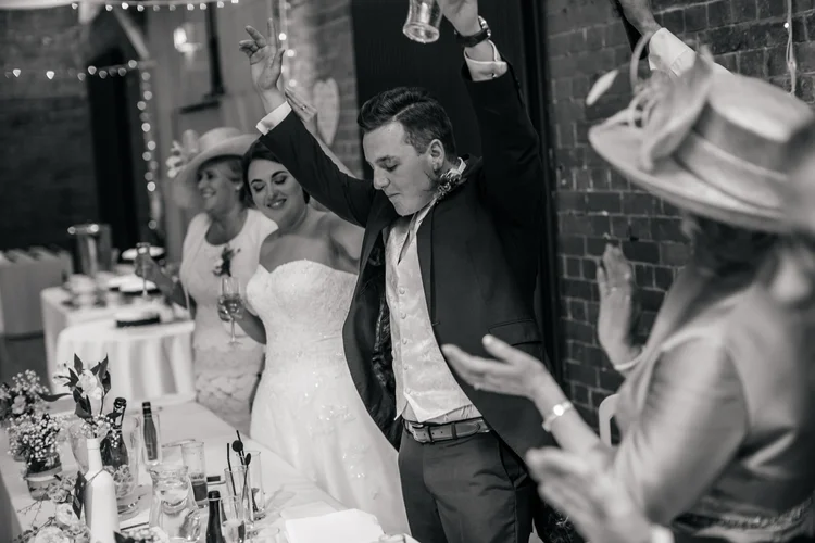 Jennie and Lewis's wedding at Thoresby Courtyard, Nottinghamshire — photo 87 of 106