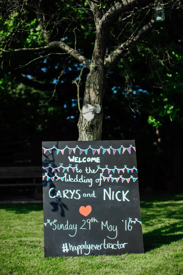 Carys and Nick's wedding at Berkswell Church and a family marquee — photo 1 of 92