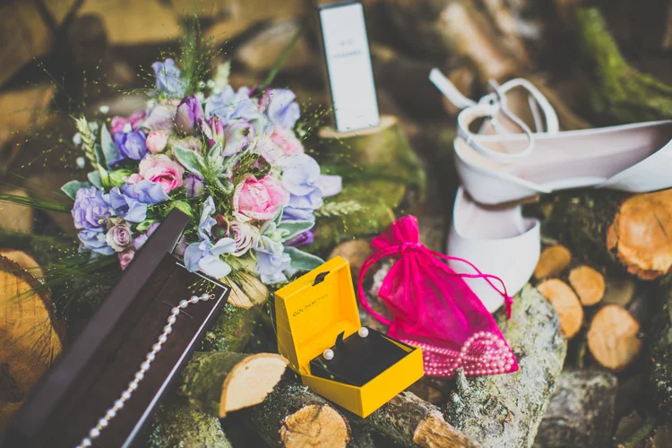 Carys and Nick's wedding at Berkswell Church and a family marquee — photo 7 of 92