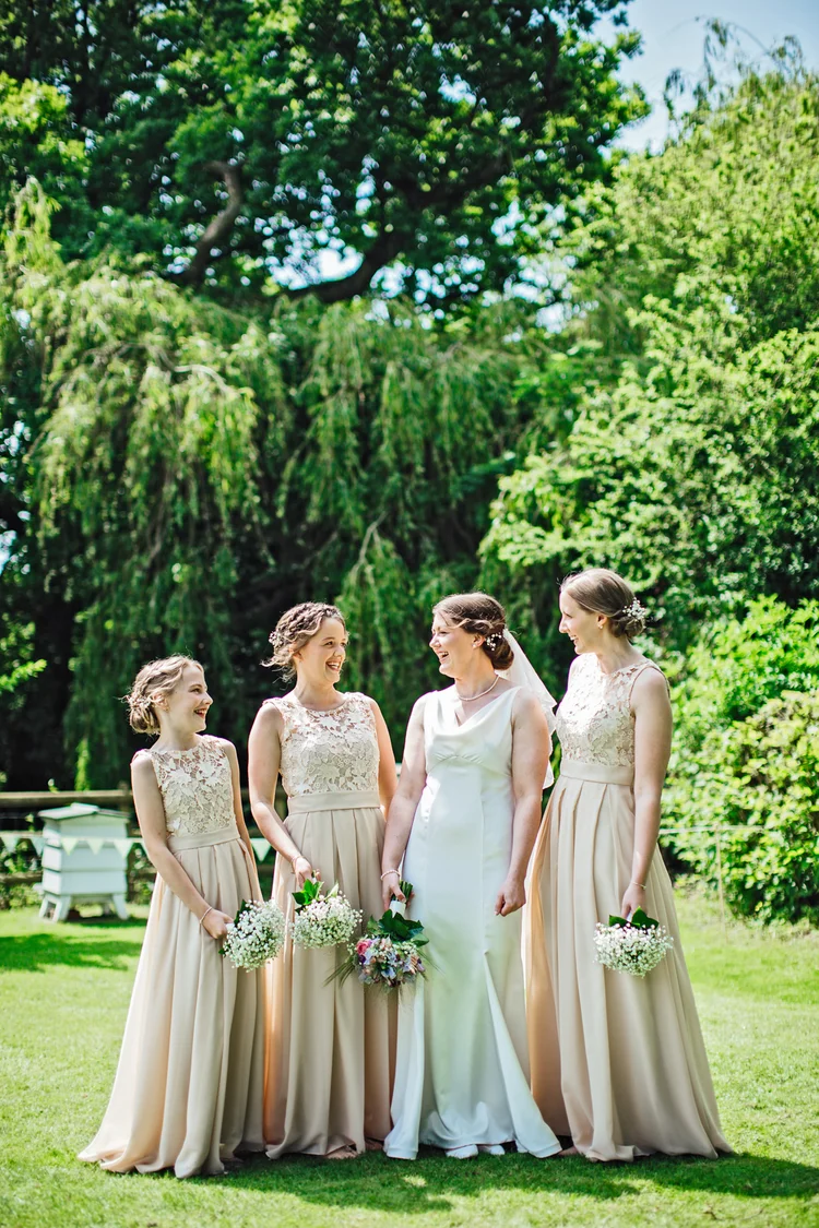 Carys and Nick's wedding at Berkswell Church and a family marquee — photo 12 of 92