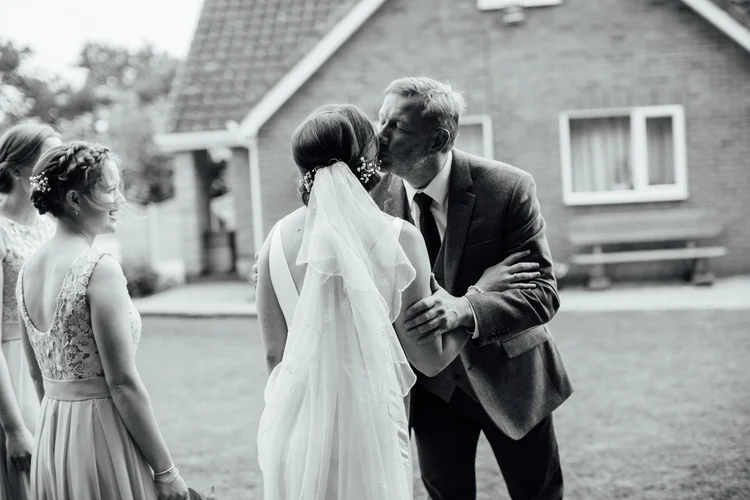 Carys and Nick's wedding at Berkswell Church and a family marquee — photo 19 of 92