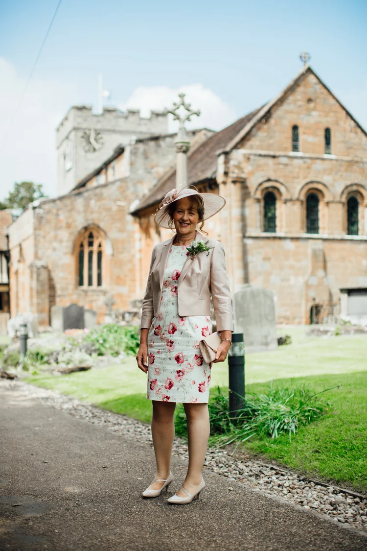 Carys and Nick's wedding at Berkswell Church and a family marquee — photo 26 of 92