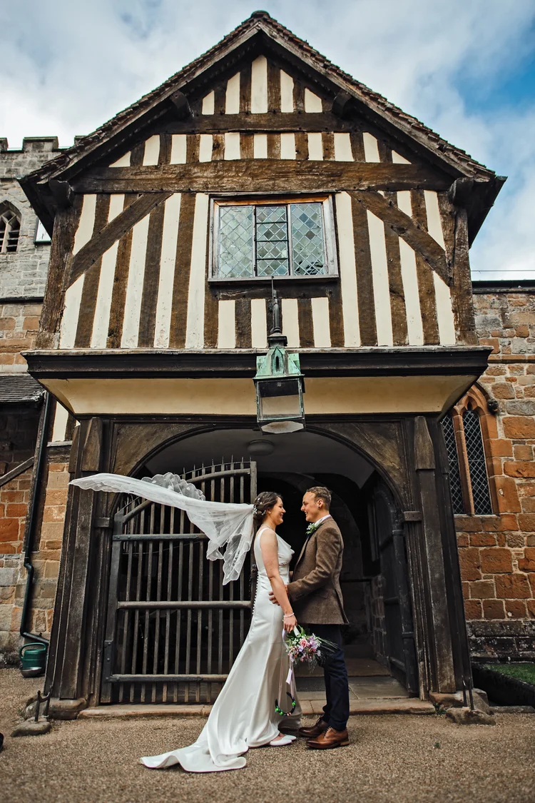 Carys and Nick's wedding at Berkswell Church and a family marquee — photo 41 of 92