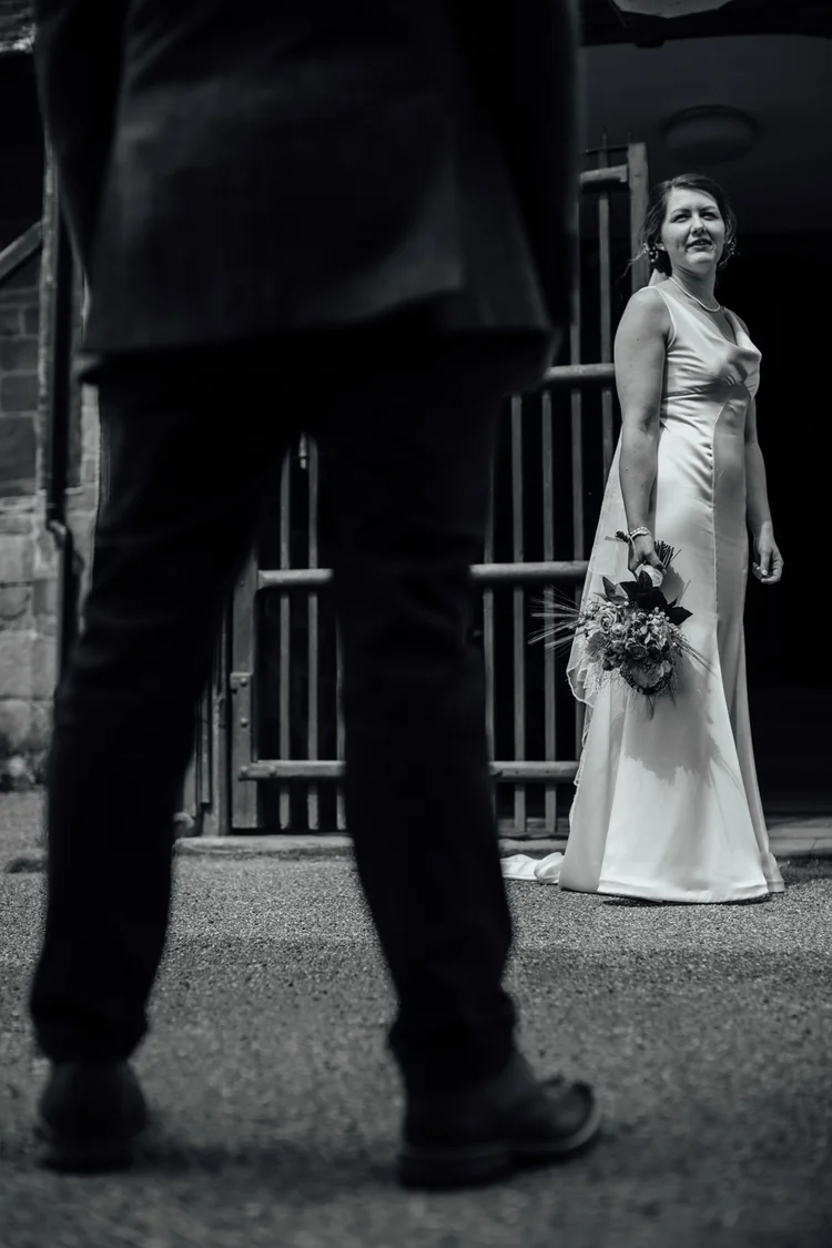 Carys and Nick's wedding at Berkswell Church and a family marquee — photo 43 of 92
