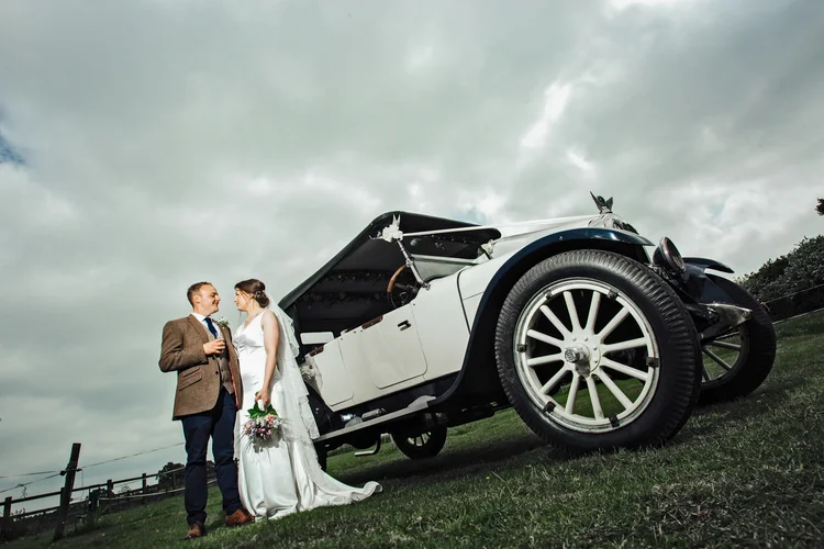 Carys and Nick's wedding at Berkswell Church and a family marquee — photo 48 of 92