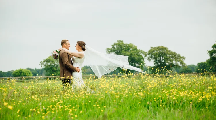 Carys and Nick's wedding at Berkswell Church and a family marquee — photo 52 of 92