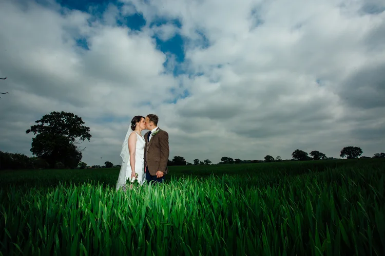 Carys and Nick's wedding at Berkswell Church and a family marquee — photo 55 of 92