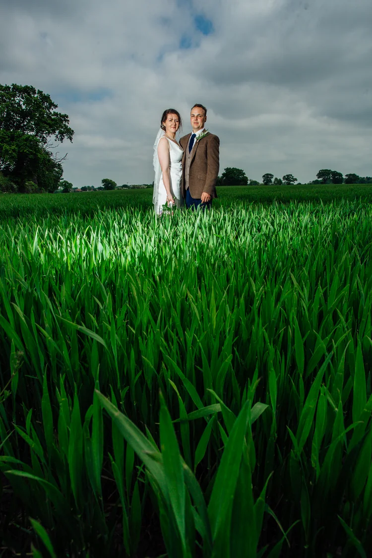 Carys and Nick's wedding at Berkswell Church and a family marquee — photo 54 of 92