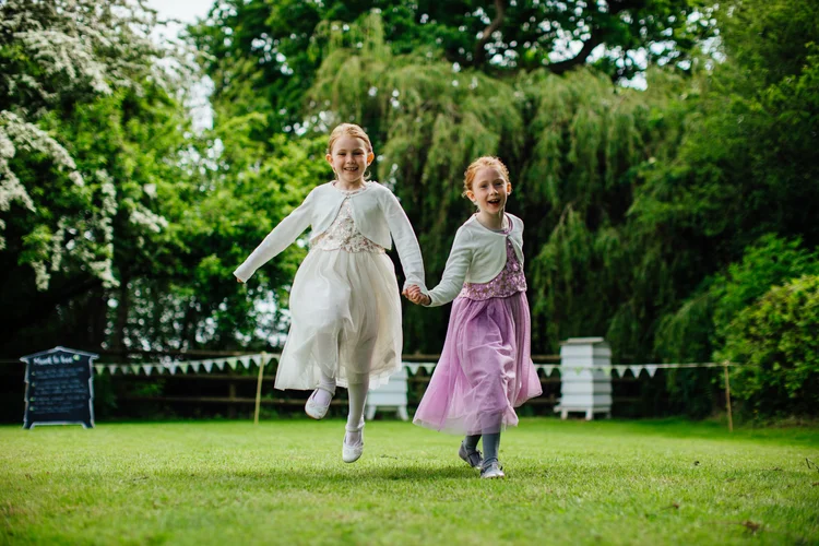 Carys and Nick's wedding at Berkswell Church and a family marquee — photo 61 of 92
