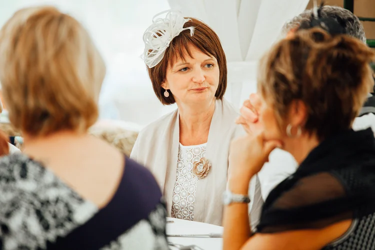 Carys and Nick's wedding at Berkswell Church and a family marquee — photo 70 of 92