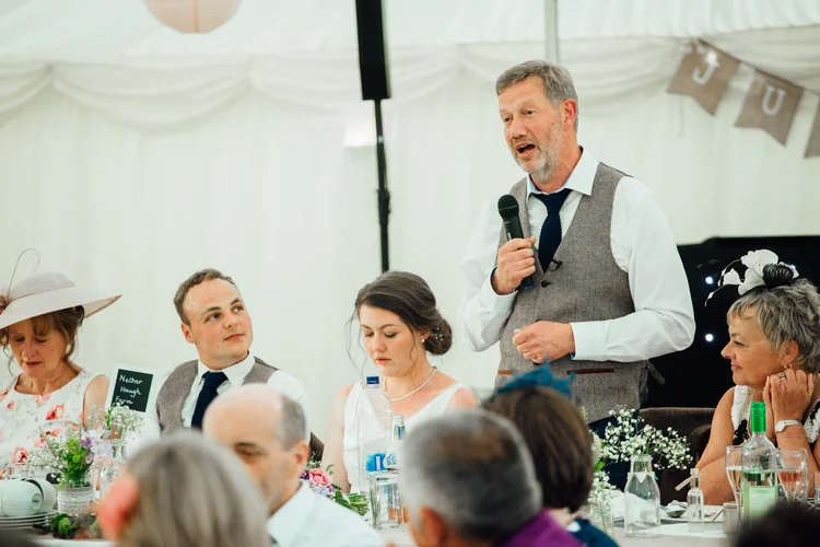 Carys and Nick's wedding at Berkswell Church and a family marquee — photo 72 of 92