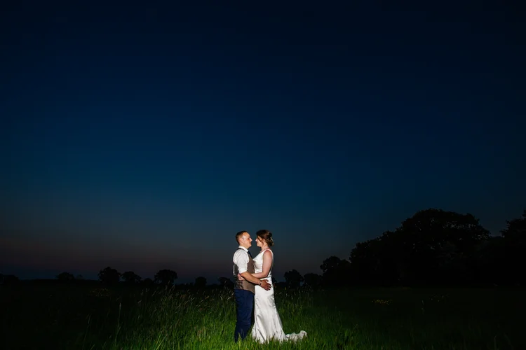 Carys and Nick's wedding at Berkswell Church and a family marquee — photo 90 of 92