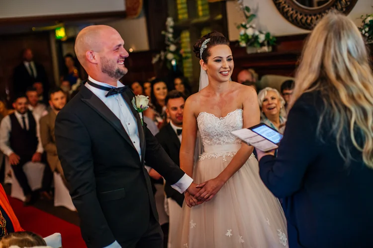 Becky and Leon's wedding at Whitley Hall Hotel, Sheffield — photo 36 of 100