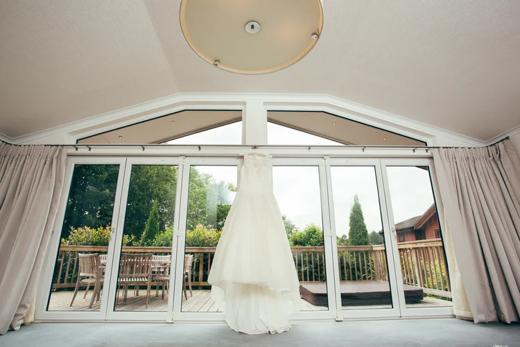 Sarah and Mark's wedding at Goldsborough Hall, Harrogate — photo 2 of 91