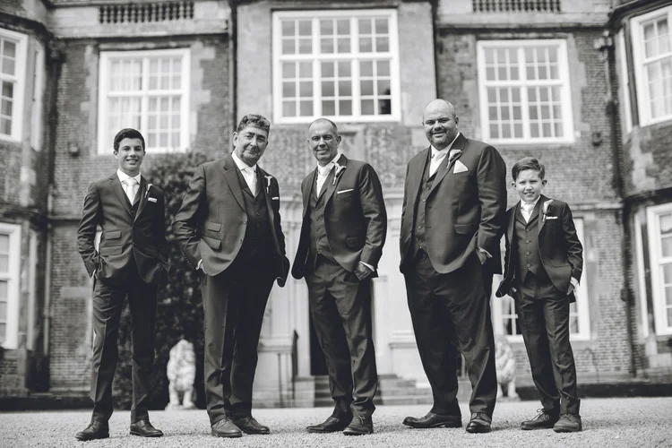 Sarah and Mark's wedding at Goldsborough Hall, Harrogate — photo 13 of 91