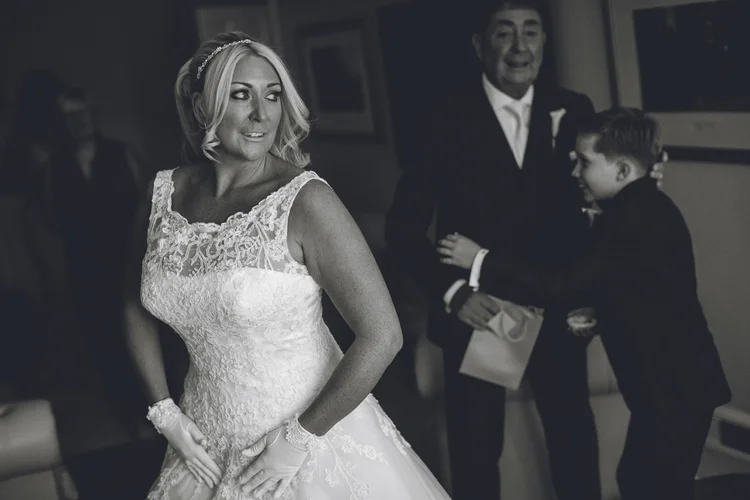 Sarah and Mark's wedding at Goldsborough Hall, Harrogate — photo 31 of 91