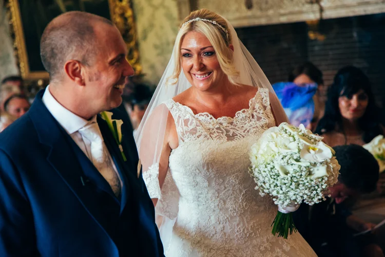 Sarah and Mark's wedding at Goldsborough Hall, Harrogate — photo 35 of 91