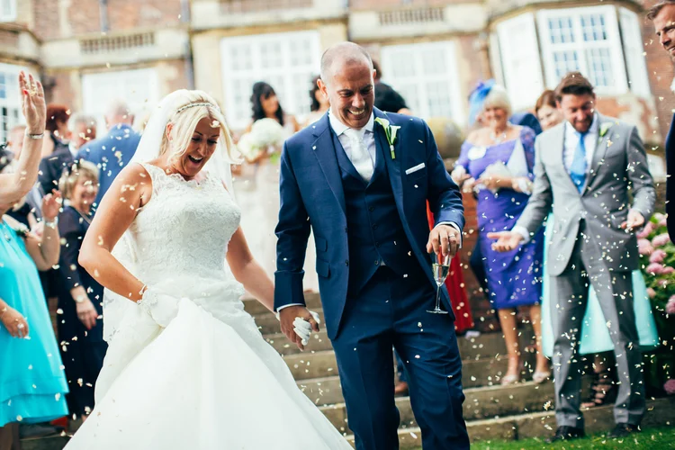 Sarah and Mark's wedding at Goldsborough Hall, Harrogate — photo 40 of 91