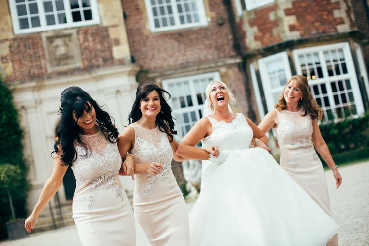 Sarah and Mark's wedding at Goldsborough Hall, Harrogate — photo 45 of 91