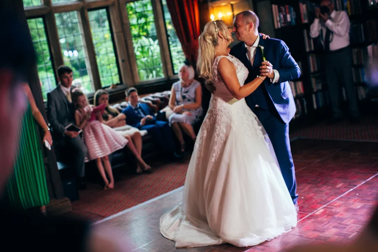 Sarah and Mark's wedding at Goldsborough Hall, Harrogate — photo 82 of 91