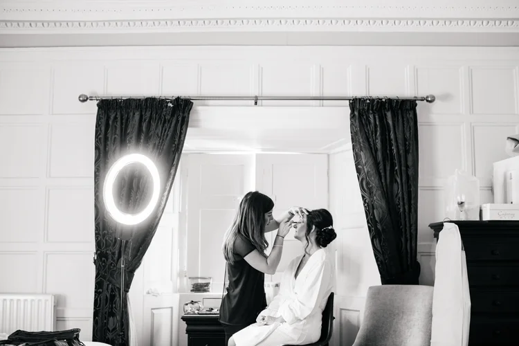 Claire and Paul's wedding at Wortley Hall, South Yorkshire — photo 5 of 70