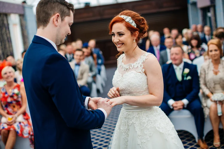 Kirsty and Arron's wedding at Carlton Park Hotel, Rotherham — photo 32 of 65