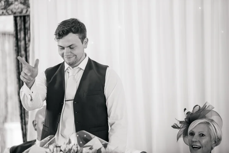 Kirsty and Arron's wedding at Carlton Park Hotel, Rotherham — photo 49 of 65