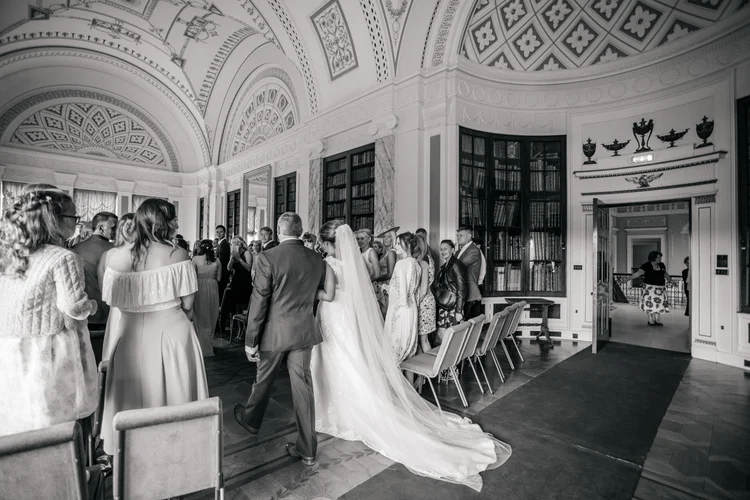Josie and Bruce's wedding at Sledmere House, Driffield — photo 50 of 101