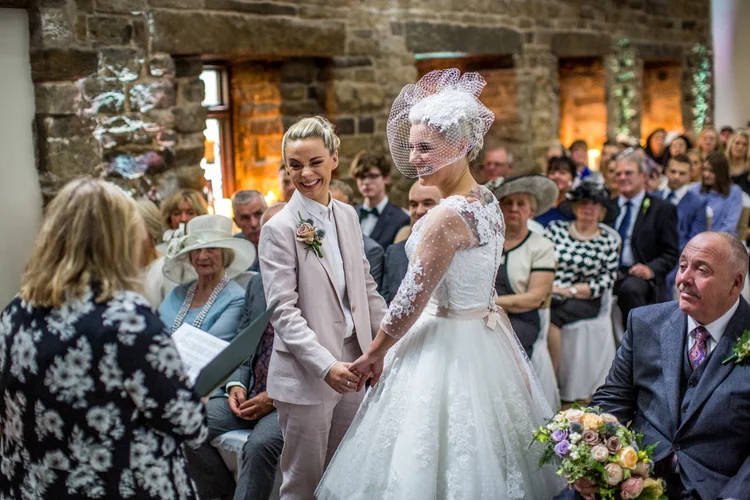 Mel and Grace's wedding at Mosborough Hall, Sheffield — photo 43 of 106