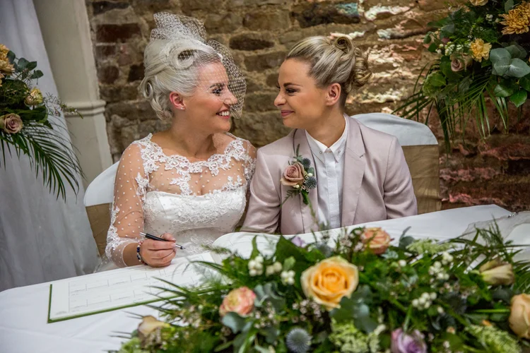 Mel and Grace's wedding at Mosborough Hall, Sheffield — photo 46 of 106