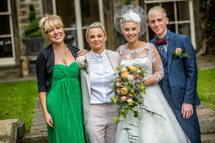 Mel and Grace's wedding at Mosborough Hall, Sheffield — photo 56 of 106