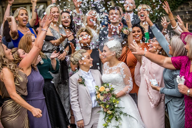 Mel and Grace's wedding at Mosborough Hall, Sheffield — photo 58 of 106