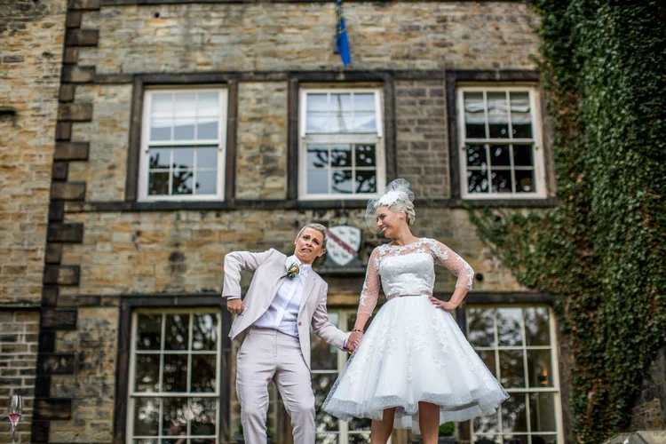 Mel and Grace's wedding at Mosborough Hall, Sheffield — photo 65 of 106
