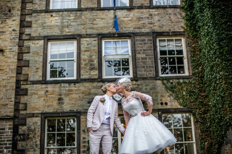 Mel and Grace's wedding at Mosborough Hall, Sheffield — photo 66 of 106
