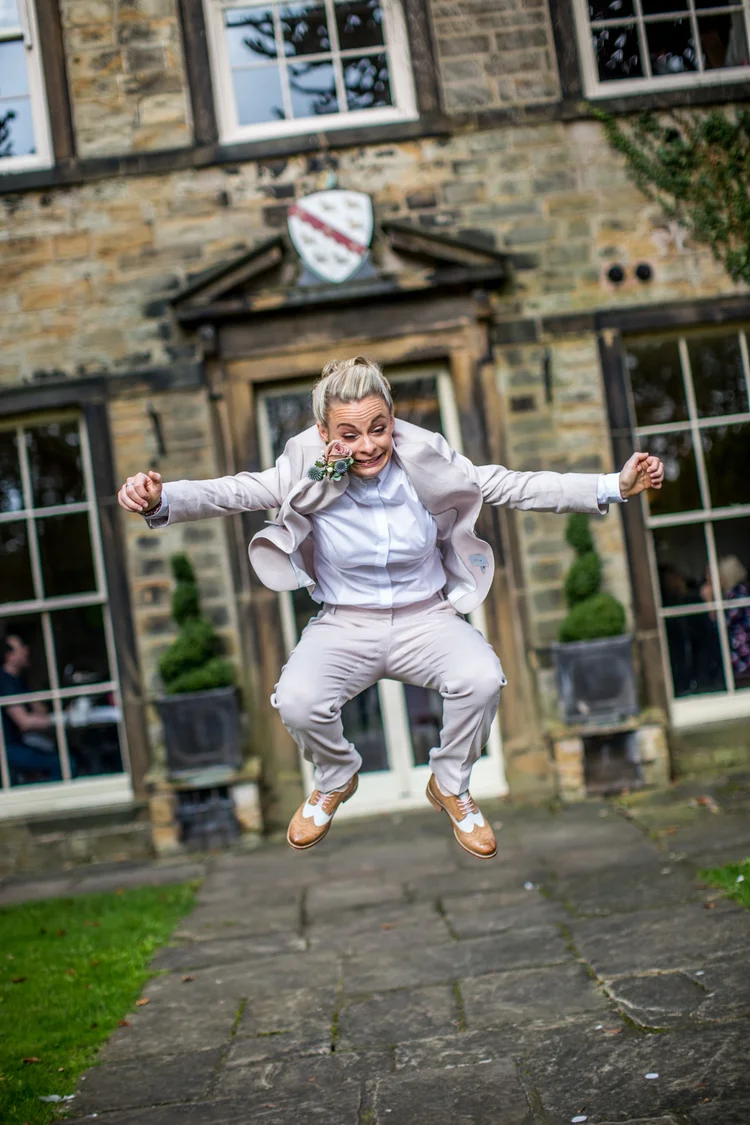 Mel and Grace's wedding at Mosborough Hall, Sheffield — photo 69 of 106