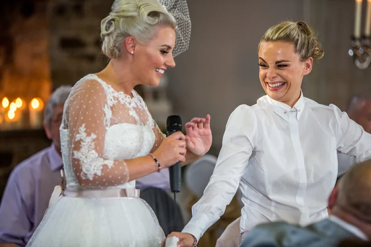 Mel and Grace's wedding at Mosborough Hall, Sheffield — photo 78 of 106