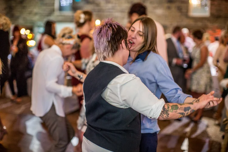 Mel and Grace's wedding at Mosborough Hall, Sheffield — photo 90 of 106