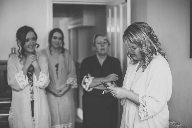 Katie and Luke's winter wedding at Hemswell Court, Lincolnshire — photo 4 of 103