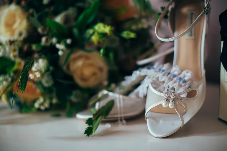 Katie and Luke's winter wedding at Hemswell Court, Lincolnshire — photo 6 of 103