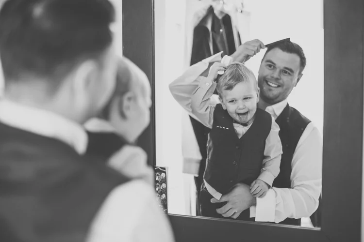 Katie and Luke's winter wedding at Hemswell Court, Lincolnshire — photo 10 of 103