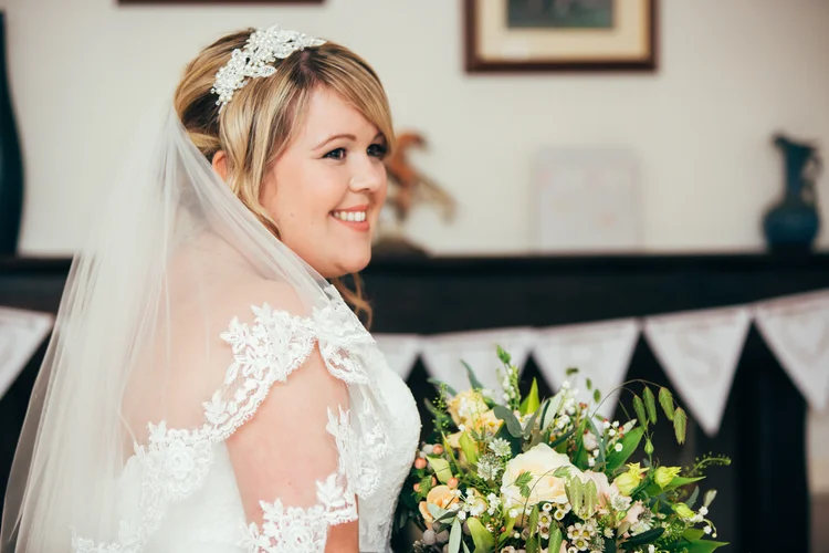 Katie and Luke's winter wedding at Hemswell Court, Lincolnshire — photo 14 of 103