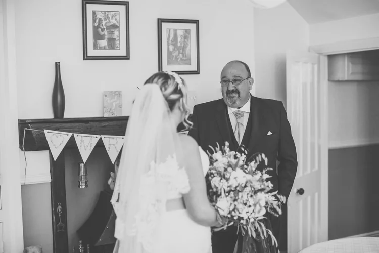 Katie and Luke's winter wedding at Hemswell Court, Lincolnshire — photo 16 of 103