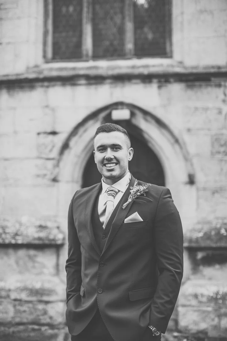 Katie and Luke's winter wedding at Hemswell Court, Lincolnshire — photo 23 of 103