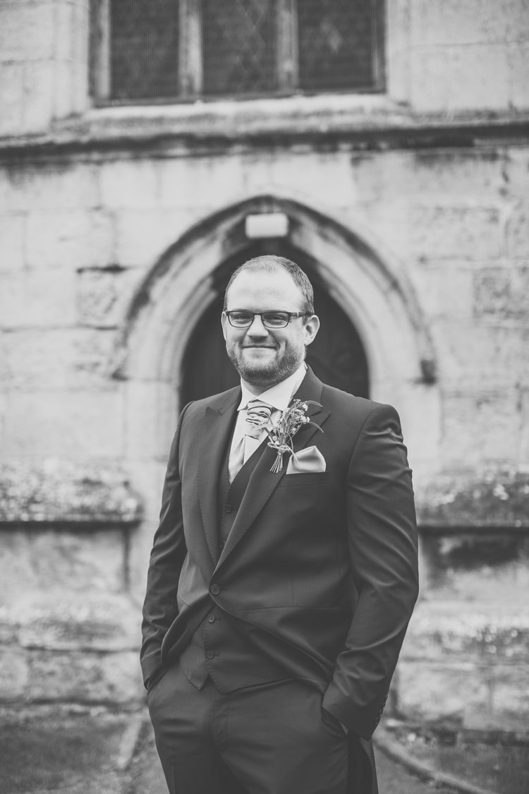 Katie and Luke's winter wedding at Hemswell Court, Lincolnshire — photo 26 of 103