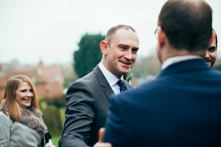 Katie and Luke's winter wedding at Hemswell Court, Lincolnshire — photo 28 of 103