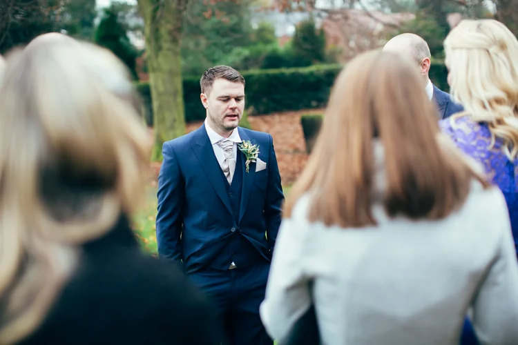 Katie and Luke's winter wedding at Hemswell Court, Lincolnshire — photo 29 of 103