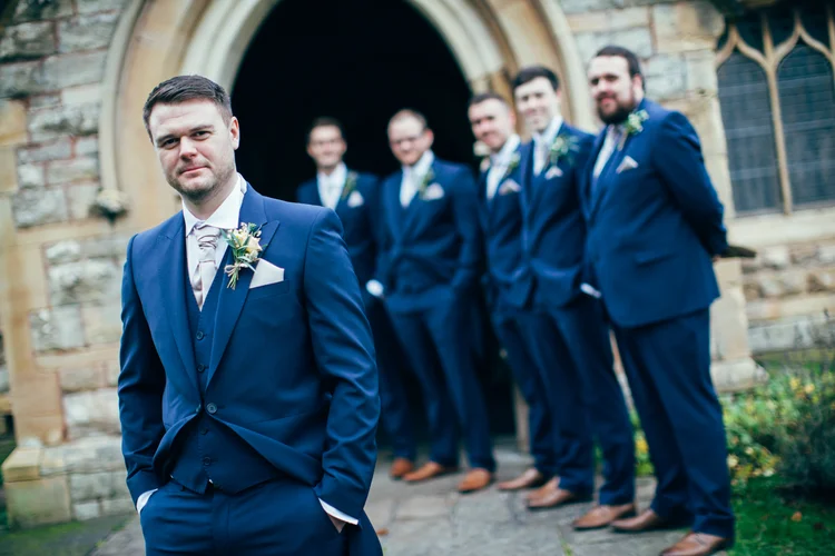 Katie and Luke's winter wedding at Hemswell Court, Lincolnshire — photo 30 of 103