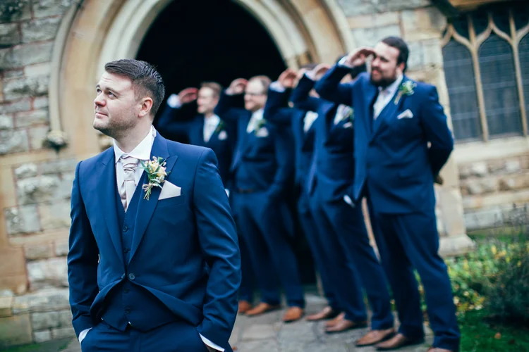 Katie and Luke's winter wedding at Hemswell Court, Lincolnshire — photo 31 of 103