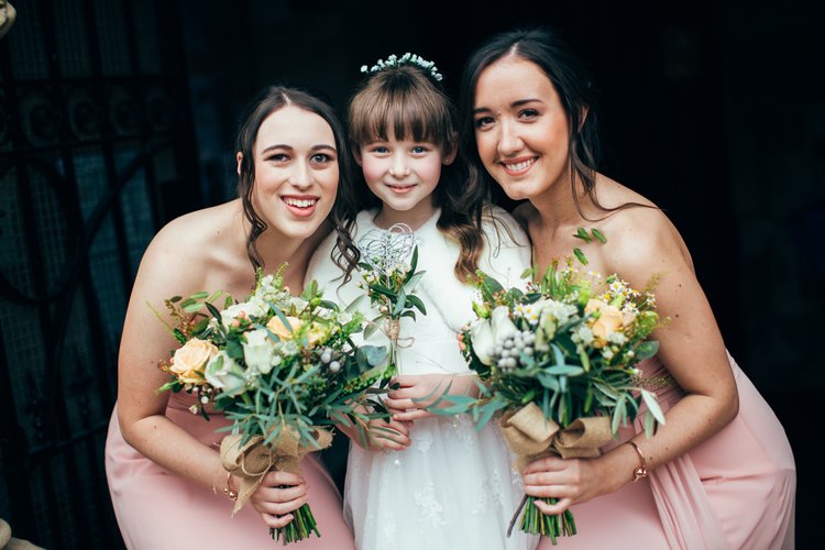 Katie and Luke's winter wedding at Hemswell Court, Lincolnshire — photo 34 of 103